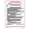 Pokyny pro činnost preventivní požární hlídky (Verze Samolepka 210 x 297 mm (A4) tl. 0.1 mm - Kód: 05600)