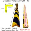 Ochranný profil na rohy pěnový SignUs, tvar L, 1000 mm, samolepící (Verze 1 ks, Rozměry: 100 x 4,5 x 1 cm  - Kód: 18108)
