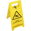 Výstražný stojan Pozor kluzká podlaha, áčko (Varianty Výstražný stojan (áčko), bez potisku, Kód: 04205)