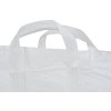 Vak BigBag TSF2, 68x35x46 cm, PP, 2 uši, biely, vrece šnúrovacie, rovné dno, max. 100 kg, záhradný