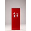 Nástěnný designový kryt na hasicí přístroj (Varianty Nástěnný Kryt HP, barva RAL3020 červená, Kód: 27129)