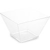 Fingerfood kelímek (PS) hranatý čirý 110 x 110 x 70 mm 500ml [20 ks]