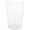 Fingerfood kelímek (PS) hranatý čirý 40 x 40 x 82 mm 85ml [40 ks]