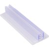 Lamelový držák tabulek - velký (Varianty L2, rozměr: 150 x 42 mm, štěrbina pro tabulku 3-5 mm - Kód: 25596)