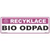 OZNAČENÍ TŘÍDĚNÉHO ODPADU - Bio odpad (Verze Samolepka 290 x 100 mm tl. 0.1 mm - Kód: 14104)