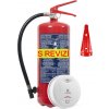 Set ke kolaudaci staveb B2 - Hasicí přístroj + detektor (HP práškový 6kg) (Verze 34A/183B/C + detektor X-Sense SD11 - Kód: 16975)