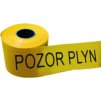 Fólie do výkopu - POZOR PLYN (Verze 300 mm x 100 m - Kód: 13177)