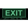 EXIT - nápis (Verze Plast 200 x 75 mm tl. 1.1 mm - fotoluminiscenční - Kód: 00088)
