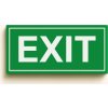 EXIT - nápis (Verze Plast 200 x 75 mm tl. 1.1 mm - fotoluminiscenční - Kód: 00088)