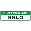 Recyklace  Sklo (Verze Samolepka 290 x 100 mm tl. 0.1 mm - Kód: 14124)