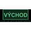 VÝCHOD (Verze Plast 200 x 75 mm tl. 1.1 mm - fotoluminiscenční - Kód: 00172)