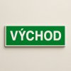 VÝCHOD (Verze Plast 200 x 75 mm tl. 1.1 mm - fotoluminiscenční - Kód: 00172)