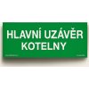 Hlavní uzávěr kotelny (Verze Plast 210 x 80 mm tl. 0.5 mm - Kód: 05569)