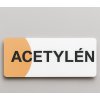 Acetylén (Verze Samolepka 190 x 90 mm tl. 0.1 mm - Kód: 02408)