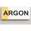 Argon (Verze Samolepka 190 x 90 mm tl. 0.1 mm - Kód: 02402)