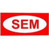 SEM (Verze Samolepka 90 x 50 mm tl. 0.1 mm - Kód: 03207)