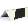 Výstražný profil na rohy plechový, fotoluminiscenční (Verze FOTOLUMINISCENČNÍ profil, Roměry: 1,5 m x 5 cm x 5 cm - Kód: 04807)