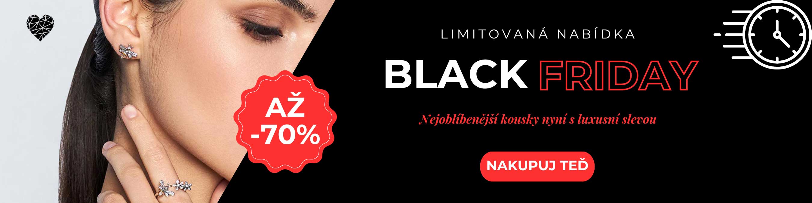 ♥ Limitovaná akce Black Friday až -70% ♥