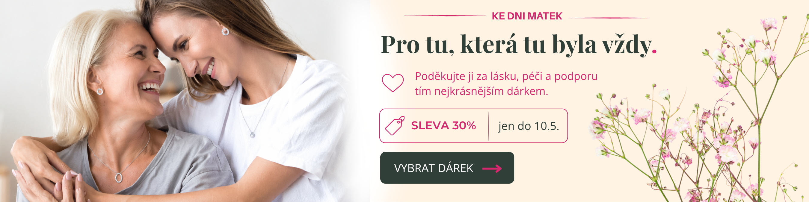 30 % ke Dni matek – malé poděkování za všechno, co pro nás děláte 💐