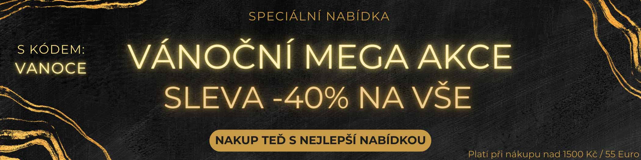 Vánoční MEGA SLEVA -40%