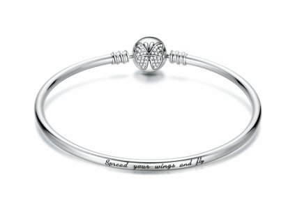 ELENYS Třpytivý motýl  náramek ze sterlingového stříbra 925