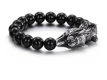 Elenys pánský náramek Vlk 23cm