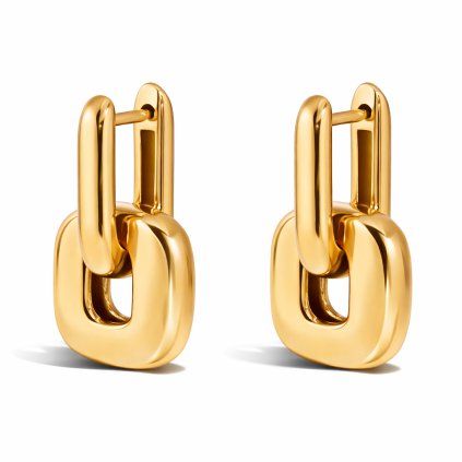 ELENYS Iconic  pozlacené náušnice 18K žluté zlato
