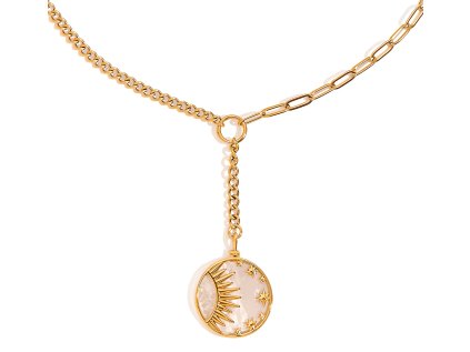 ELENYS Solis  pozlacený náhrdelník 18K žluté zlato