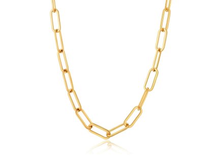 ELENYS Grande Chain  pozlacený náhrdelník 18K žluté zlato