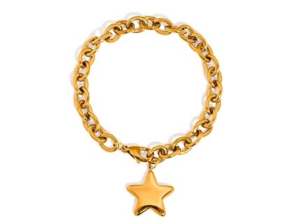 ELENYS Nova  pozlacený náramek 18K žluté zlato