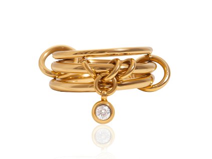 ELENYS Aria  pozlacený prsten 18K žluté zlato