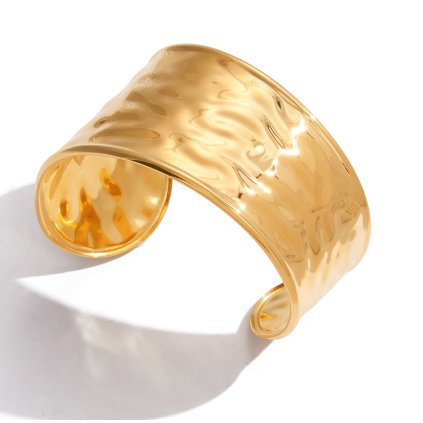 ELENYS Monolith Smooth  pozlacený náramek 18K žluté zlato