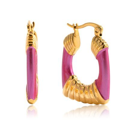 ELENYS Roséa  pozlacené náušnice 18K žluté zlato