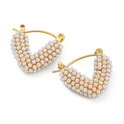 ELENYS Perlisse  pozlacené náušnice 18K žluté zlato