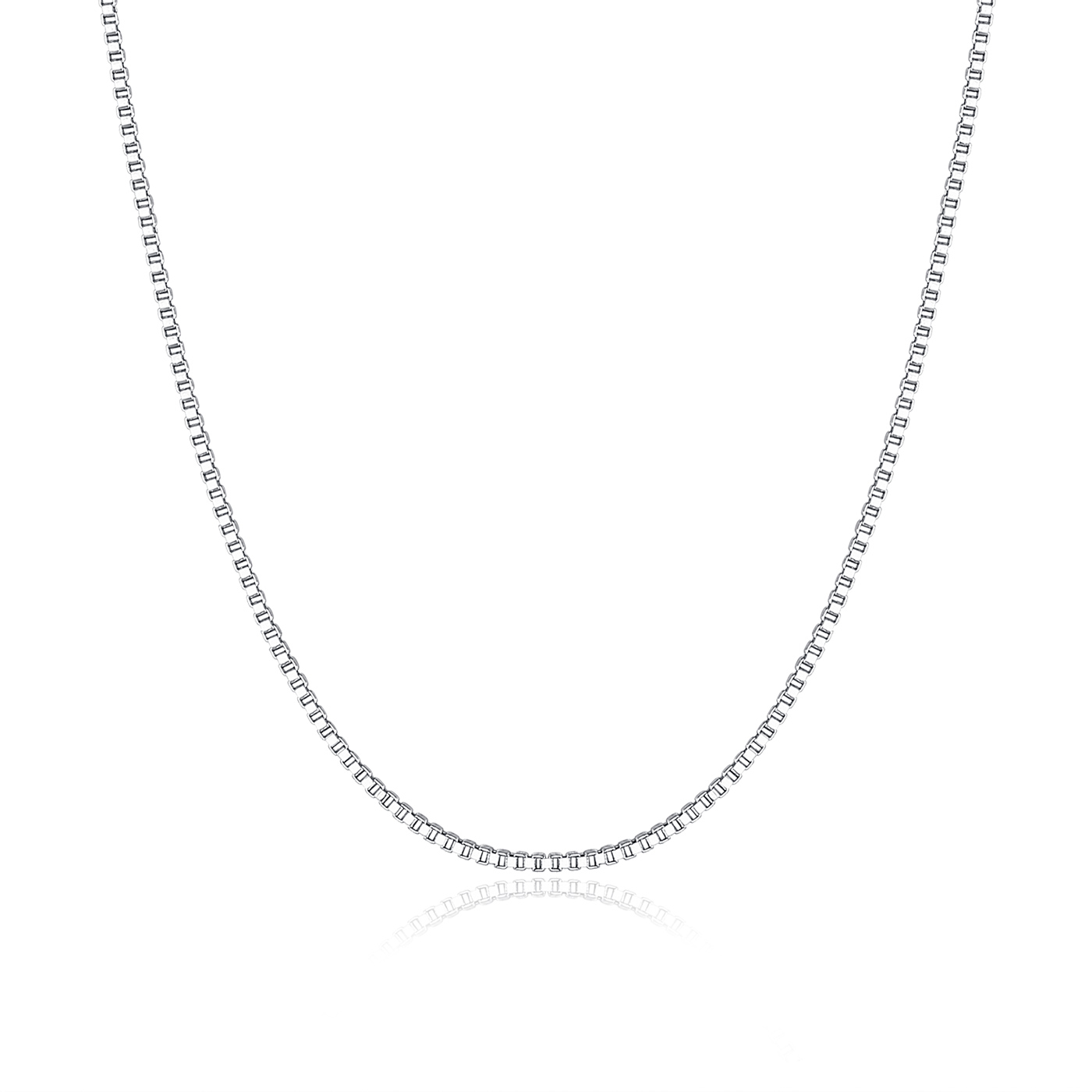 ELENYS Jemný hranatý design – řetízek ze sterlingového stříbra 925 Délka: 50 cm