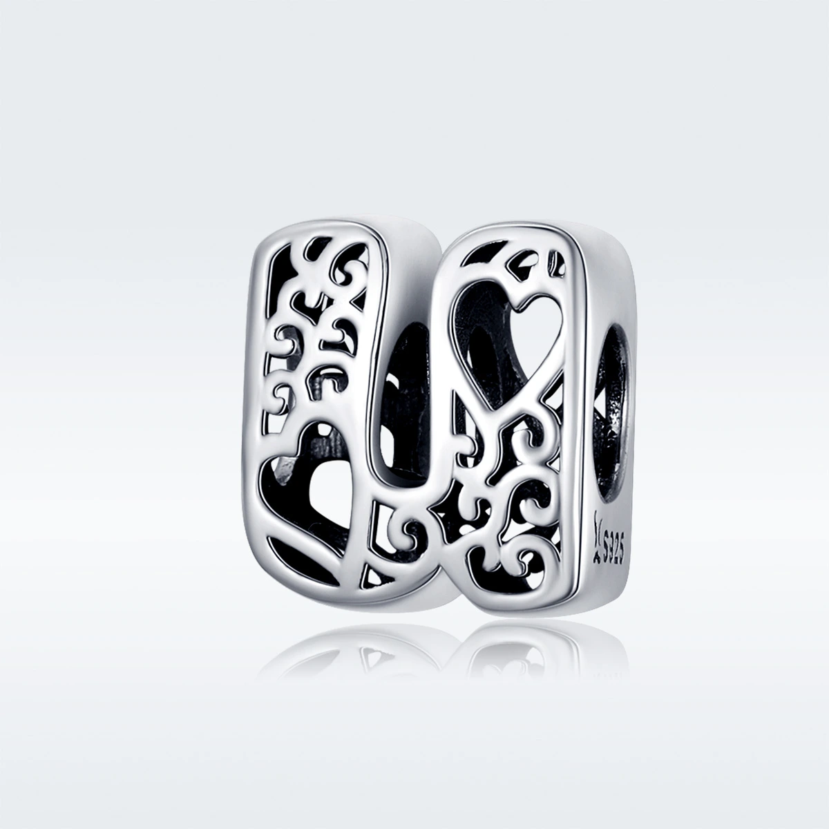 Elenys stříbrný přívěsek Milované filigránové písmenko Vyberte Písmenko: U