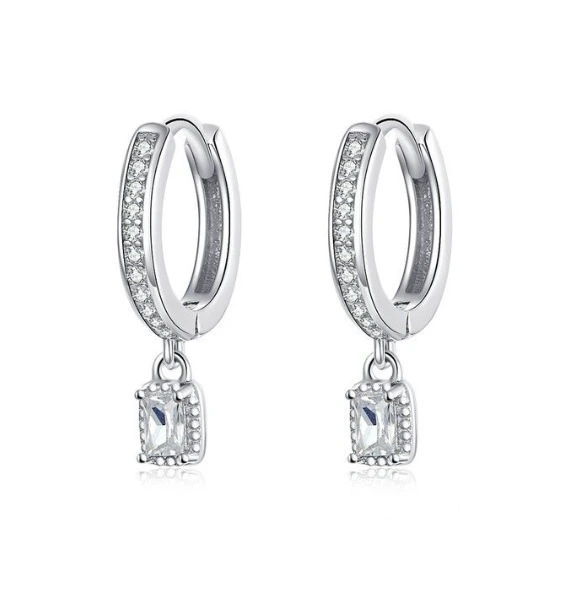 Elenys stříbrné náušnice Královská elegance