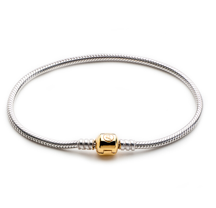 Elenys stříbrný náramek na přívěsky Gold 18k žluté zlato Velikost: 17 cm