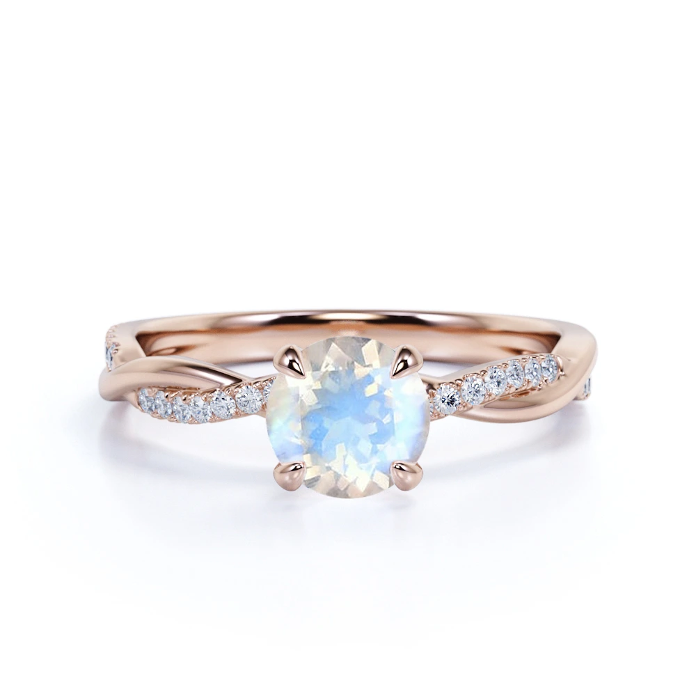 Emporial prsten 14k zlato Vermeil GU-DR14764R-ROSEGOLD-ZIRCON Velikost: 10 (EU: 61-63)