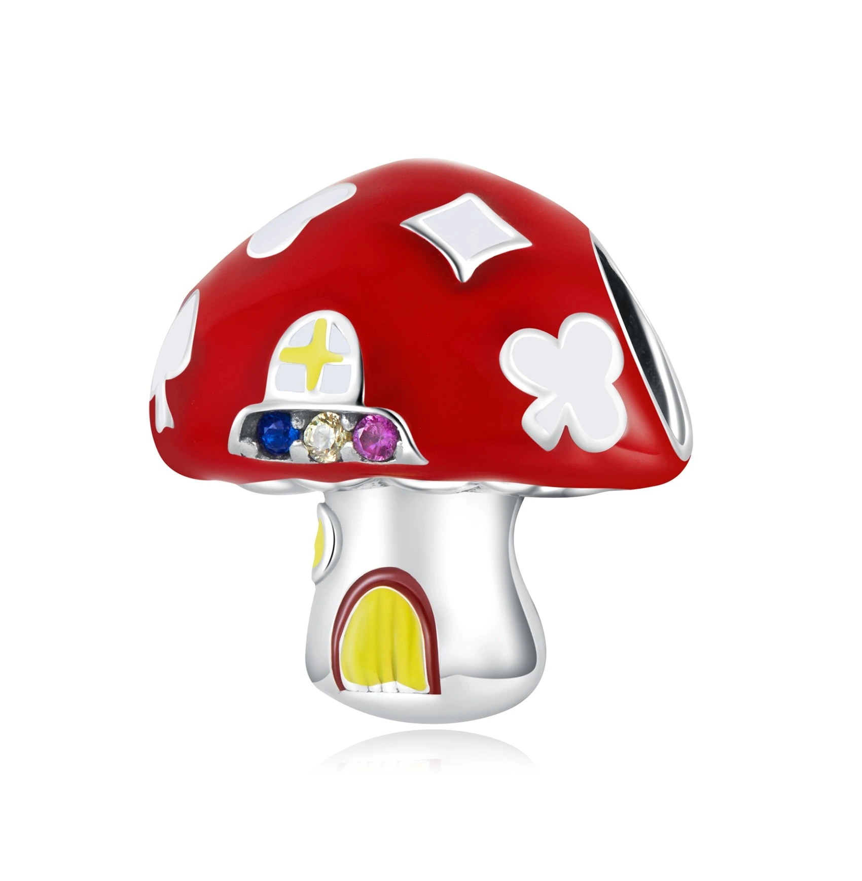 Elenys stříbrný přívěsek Houbová chaloupka