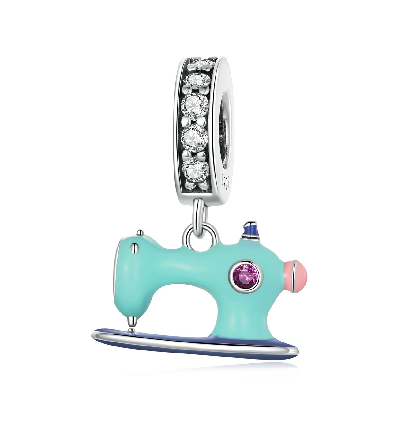 Elenys stříbrný přívěsek Šicí stroj