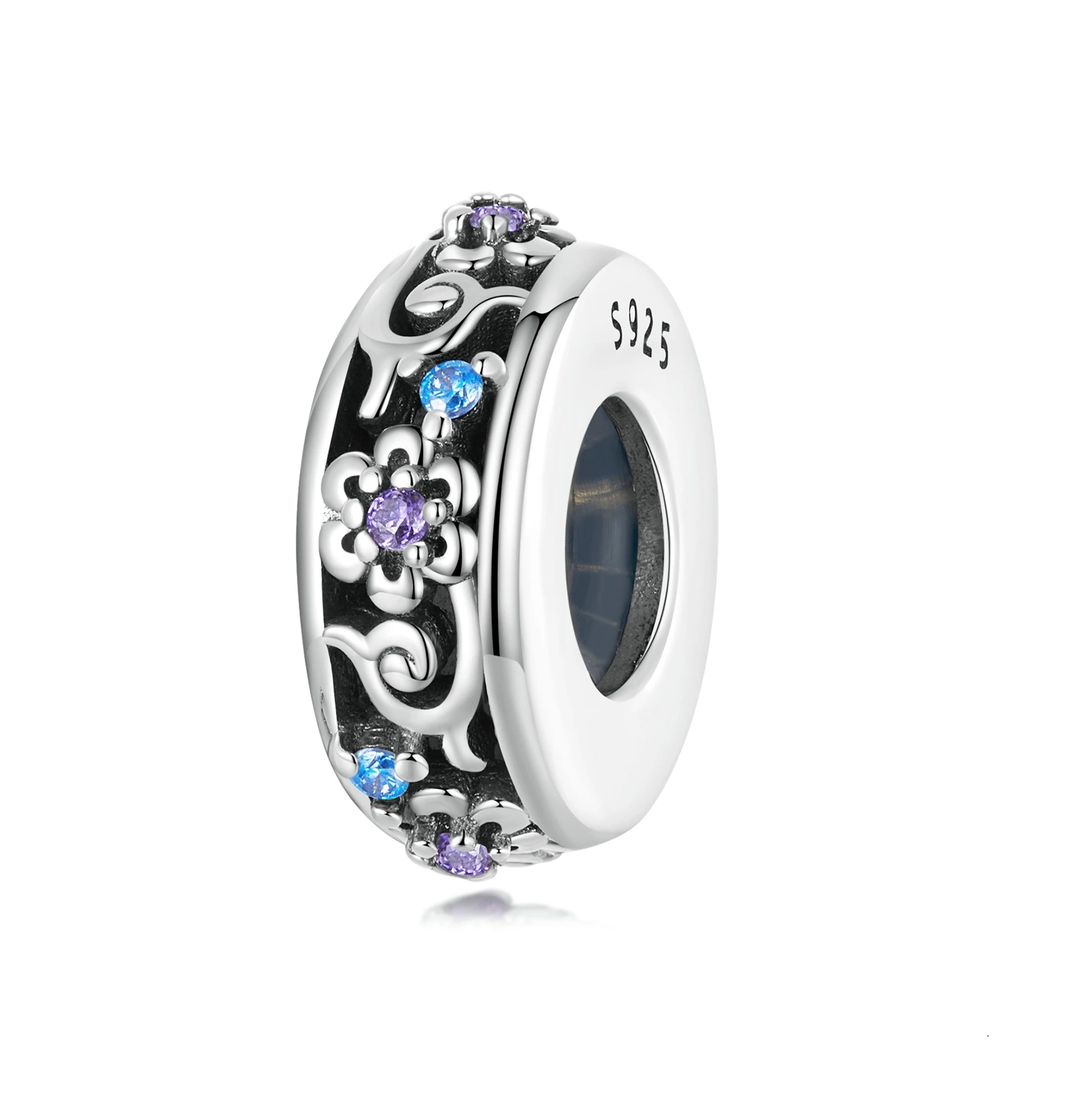 Elenys stříbrný přívěsek spacer Pole květin