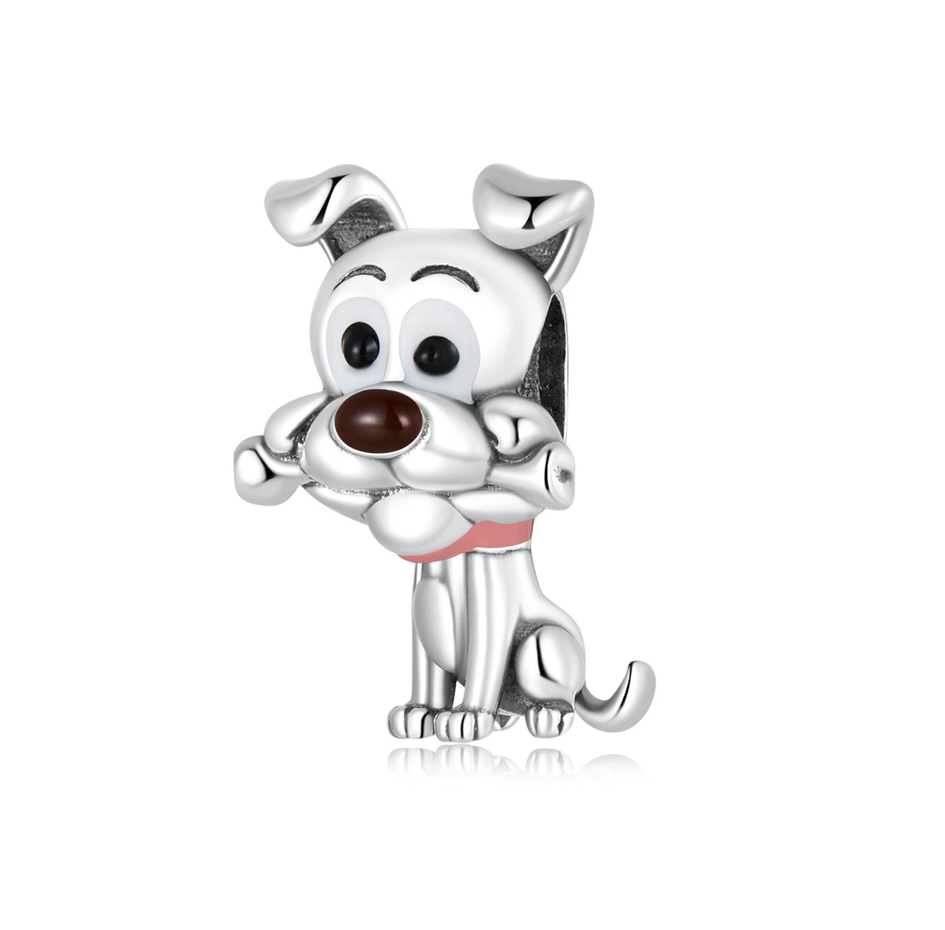 Elenys stříbrný přívěsek Pejsek s kostičkou