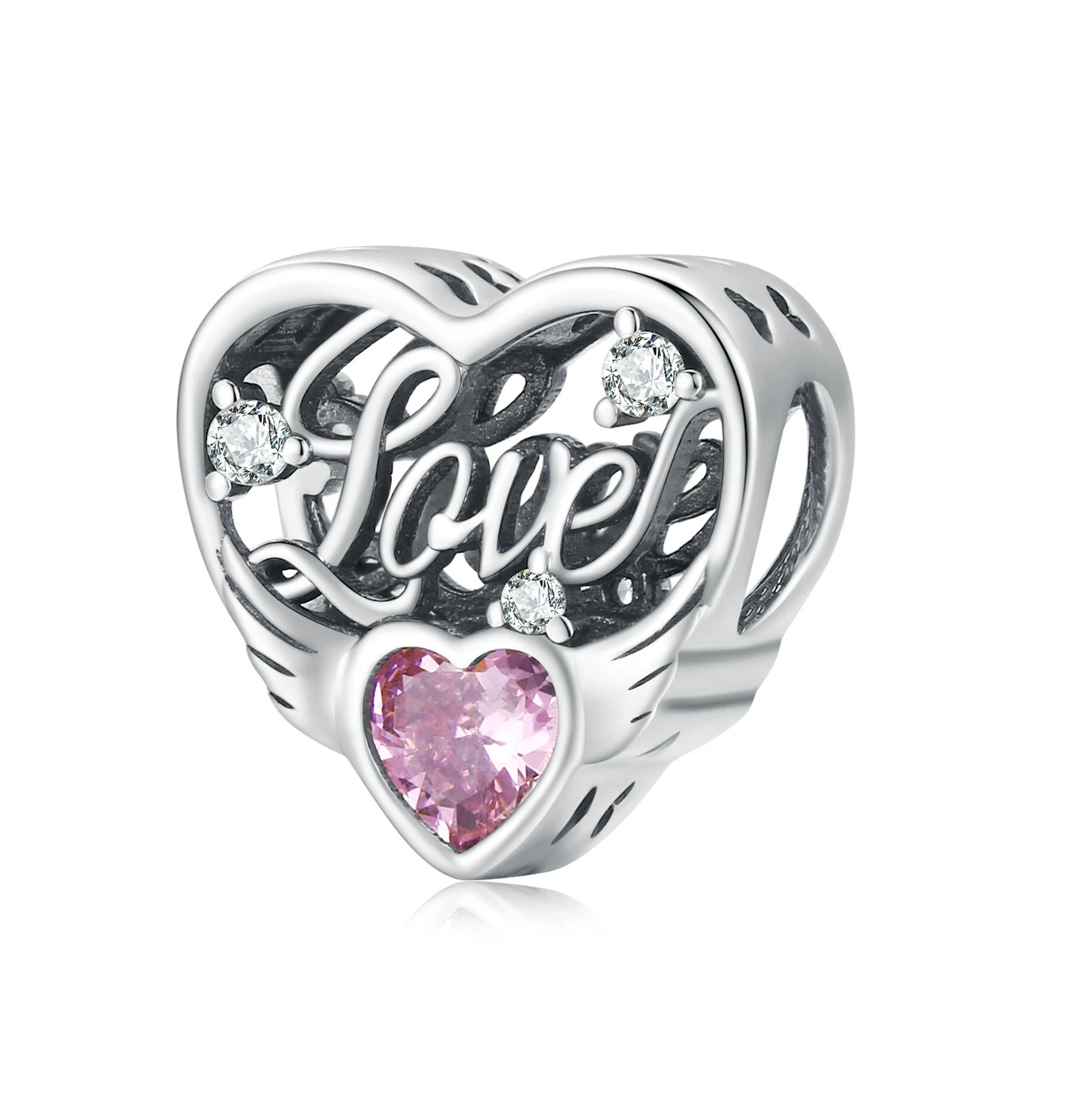 Elenys stříbrný přívěsek Srdce lásky