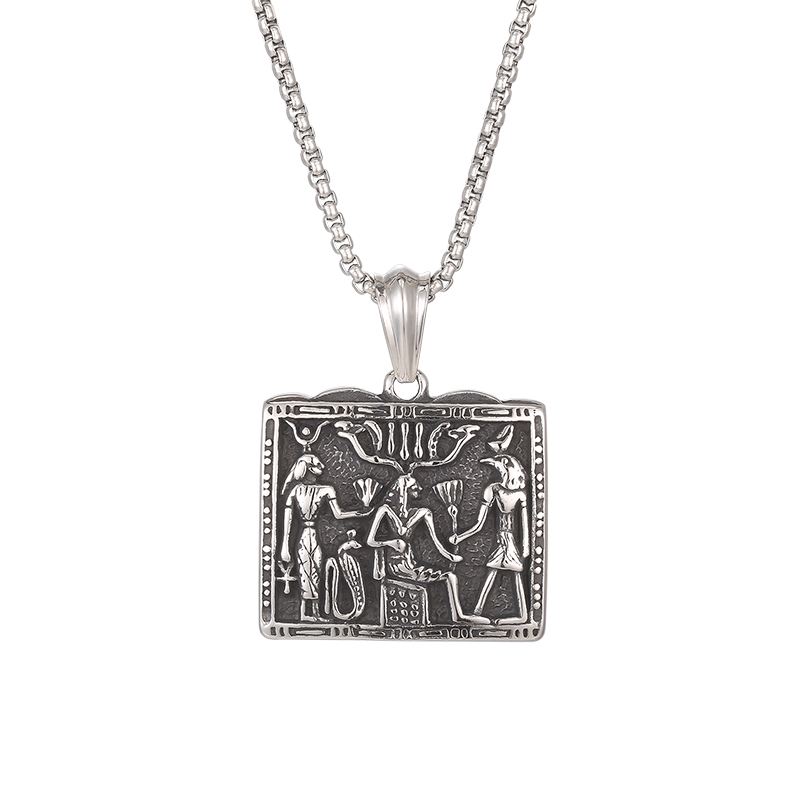 Elenys  pánský náhrdelník Egyptské hieroglyfy