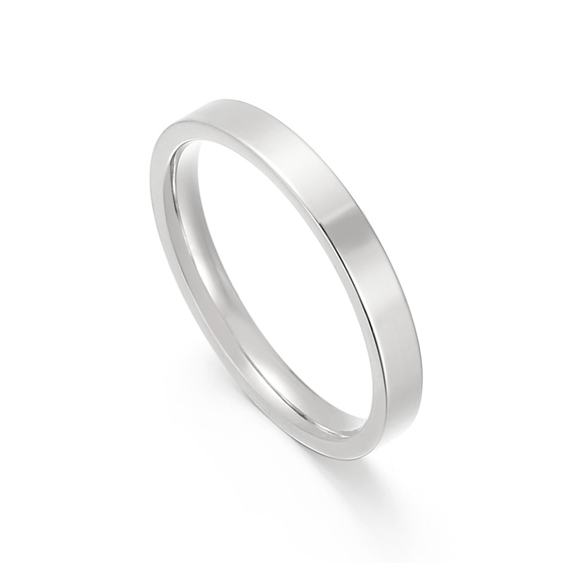 Elenys pánský prsten-3mm-stříbrný Velikost: 6 (EU: 51-53)