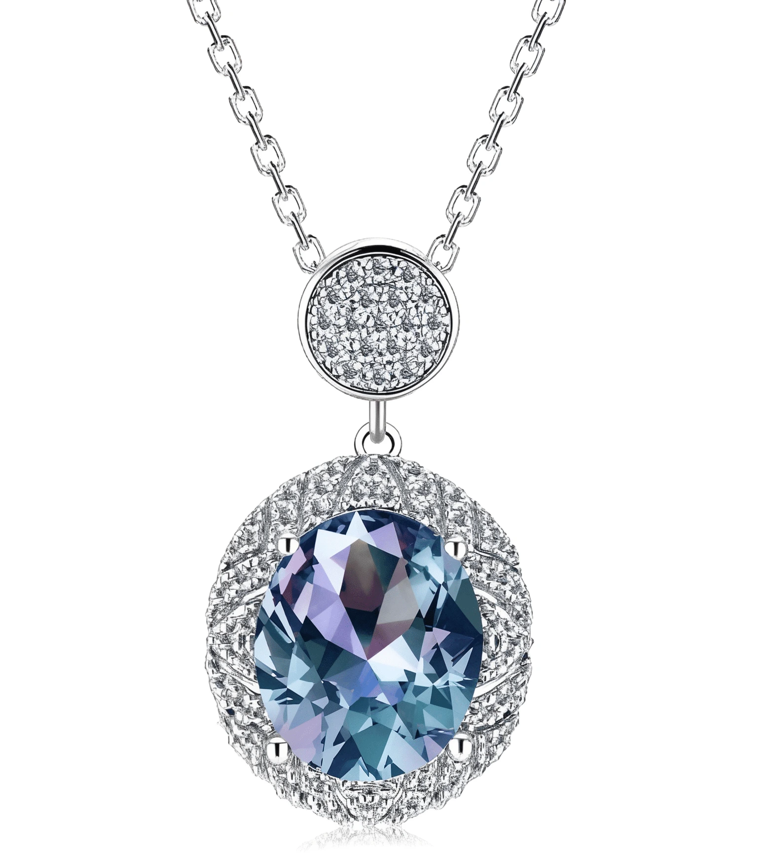 Elenys náhrdelník Orisa – Alexandrit, 18K pozlacení