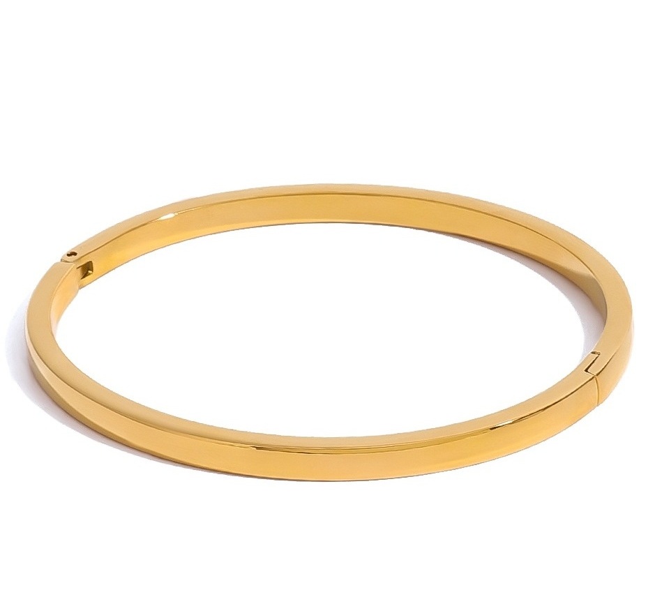 ELENYS Grace – pozlacený náramek 18K žluté zlato Délka náramku: Vnitřní průměr 6 cm / obvod cca 18,8 cm