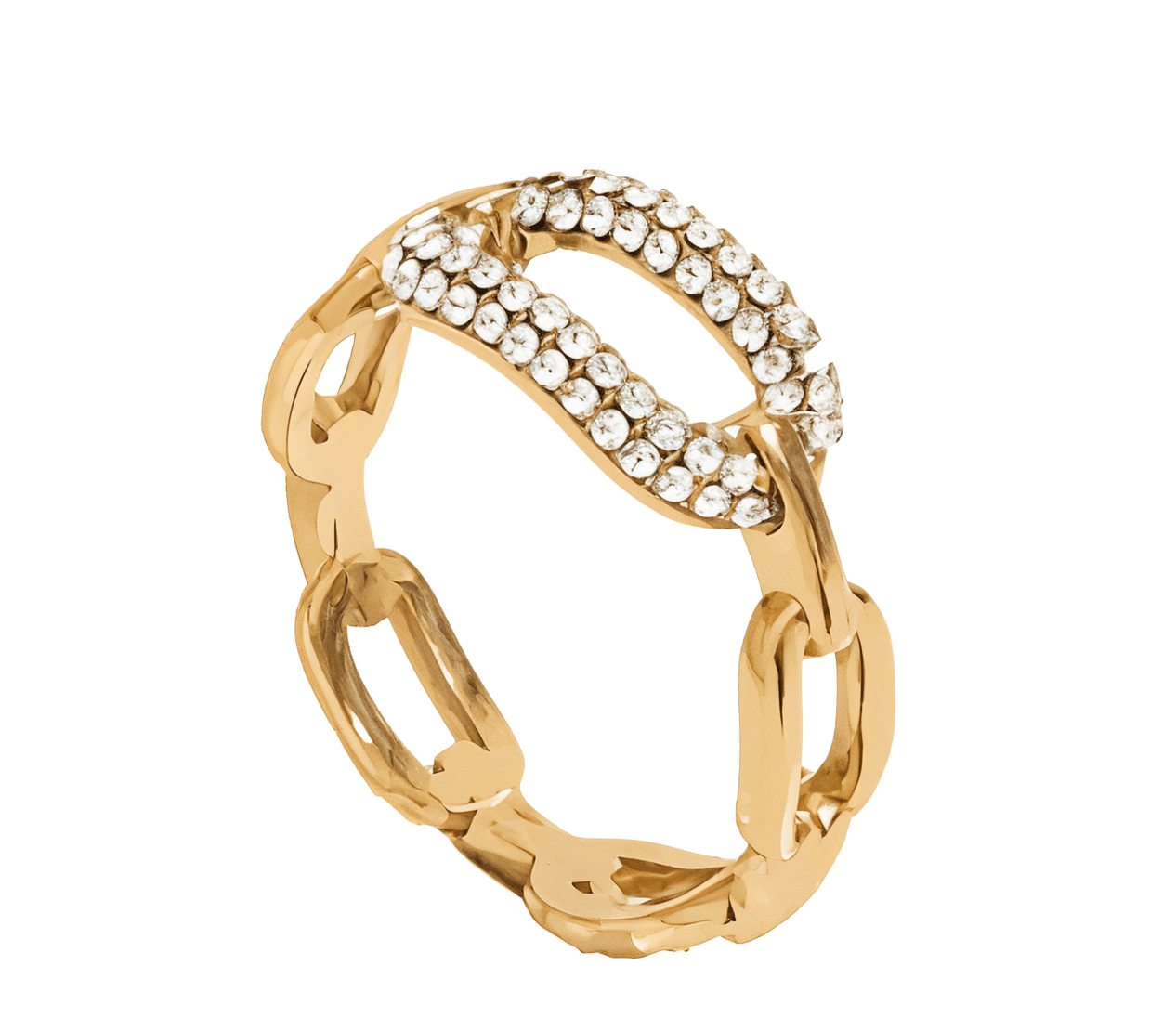 ELENYS Liora – pozlacený prsten 18K žluté zlato Velikost: 6 (EU: 51-53)