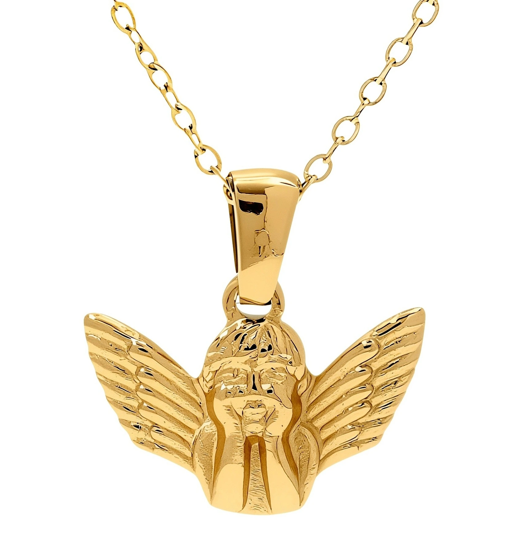 ELENYS Angel Pure – pozlacený náhrdelník 18K žluté zlato Délka: 40+5 cm / max. 45 cm